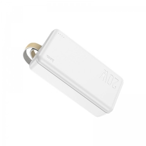 POWER BANK HOCO PORT 30000MAH WITH OP:TYPE-C/MICRO IN:TYPE-C/MICRO 20W WHITE